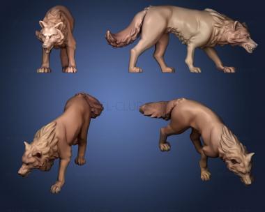 3D модель Волчья Стая 2 (STL)